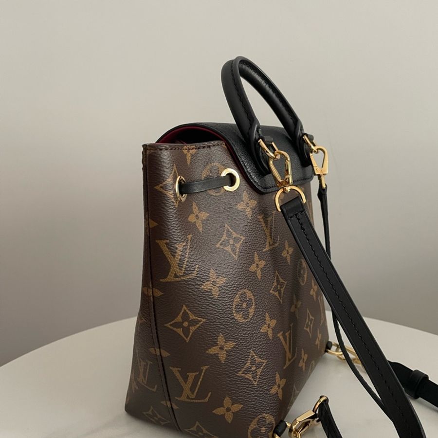 LV montsouris BB 黑拼老花 後背包-3
