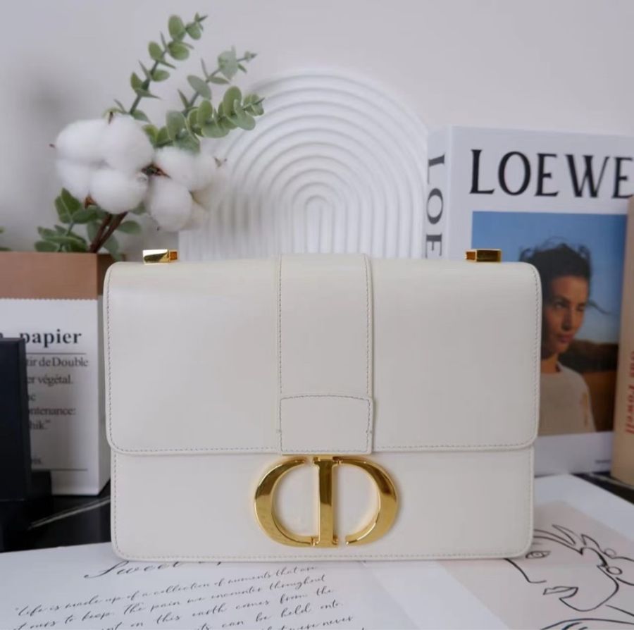 Dior Montaigne 30 白金 肩背包 迪奧 蒙田30-8