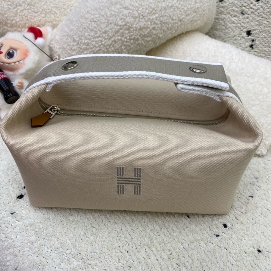 🐯Hermes 飯盒包米灰色-4