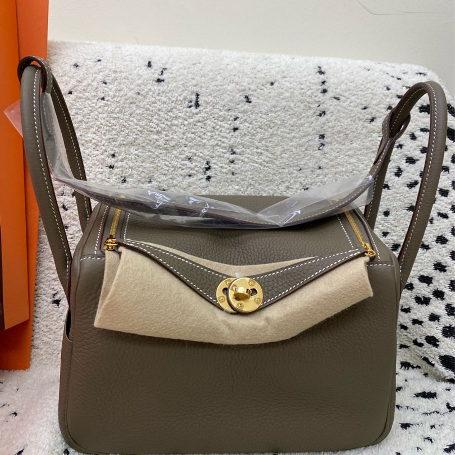 🐯Hermes 大象灰lindy26金扣K-0