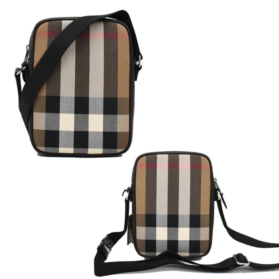 【門市全新現貨】BURBERRY PADDY 經典格紋棉布格紋記者包(附原廠防塵袋)-0