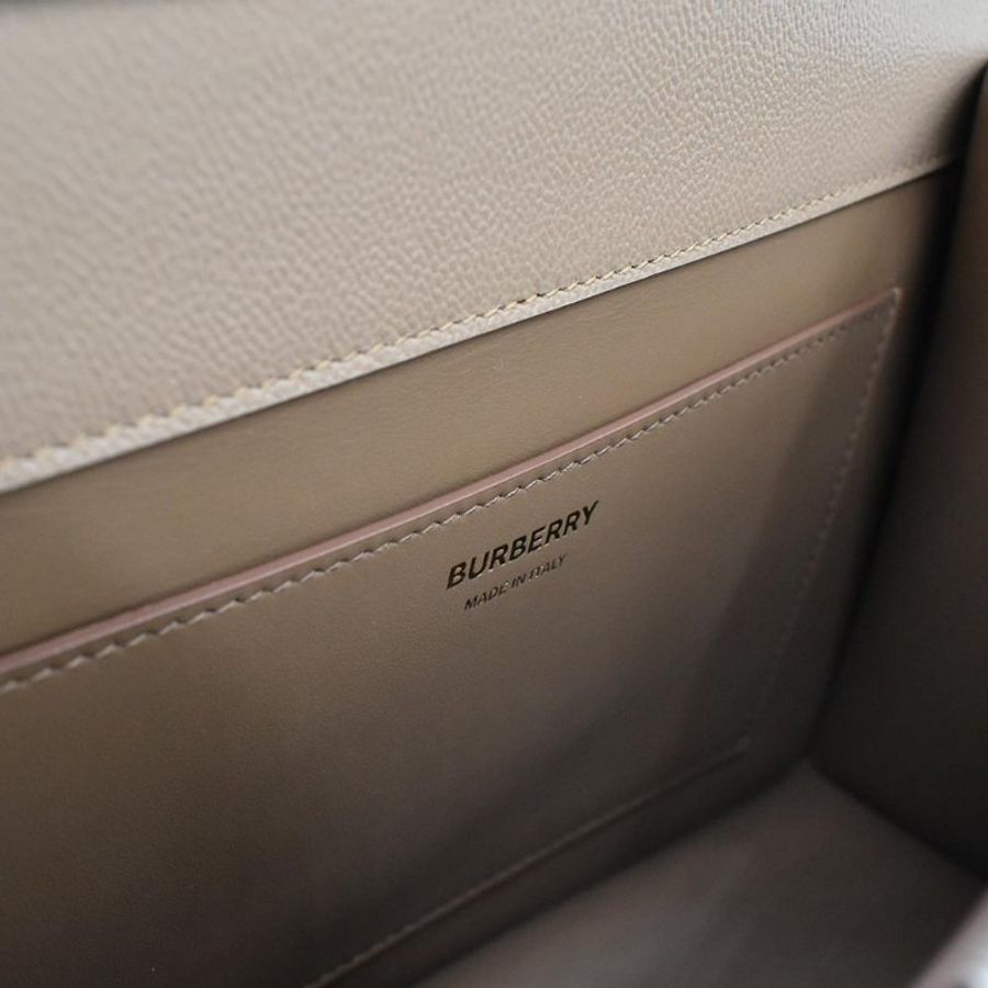 【門市全新現貨】BURBERRY 經典Mackford Check格紋拼接肩背斜背兩用包郵差包(附原廠防塵袋)-5