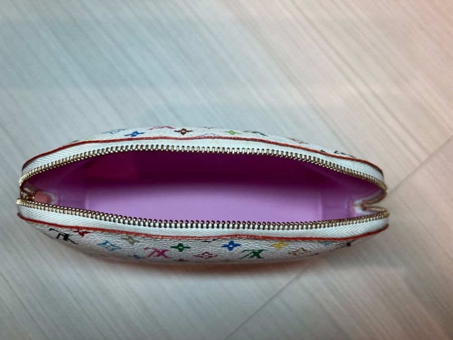 Louis Vuitton Takashi Murakami Monogram Multicolour 村上隆聯名彩色logo化妝包(已絕版)-10