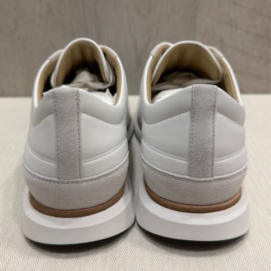Hermes 男裝白色全皮運動鞋 sneakers size 40.5-2