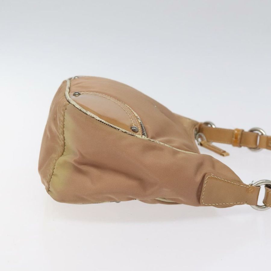 【日本直送】PRADA 尼龍米色單肩包 正品 EC614-2