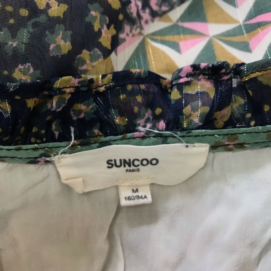 39)法國Suncoo正品雪紡質感洋裝 M號-5