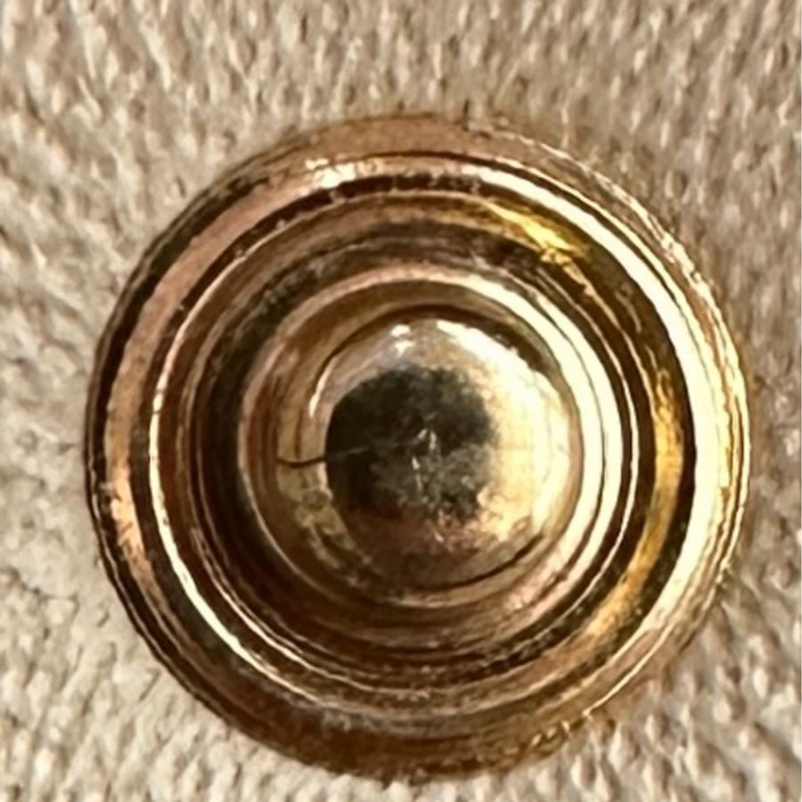 Chanel Caviar CF25 奶茶金扣-7