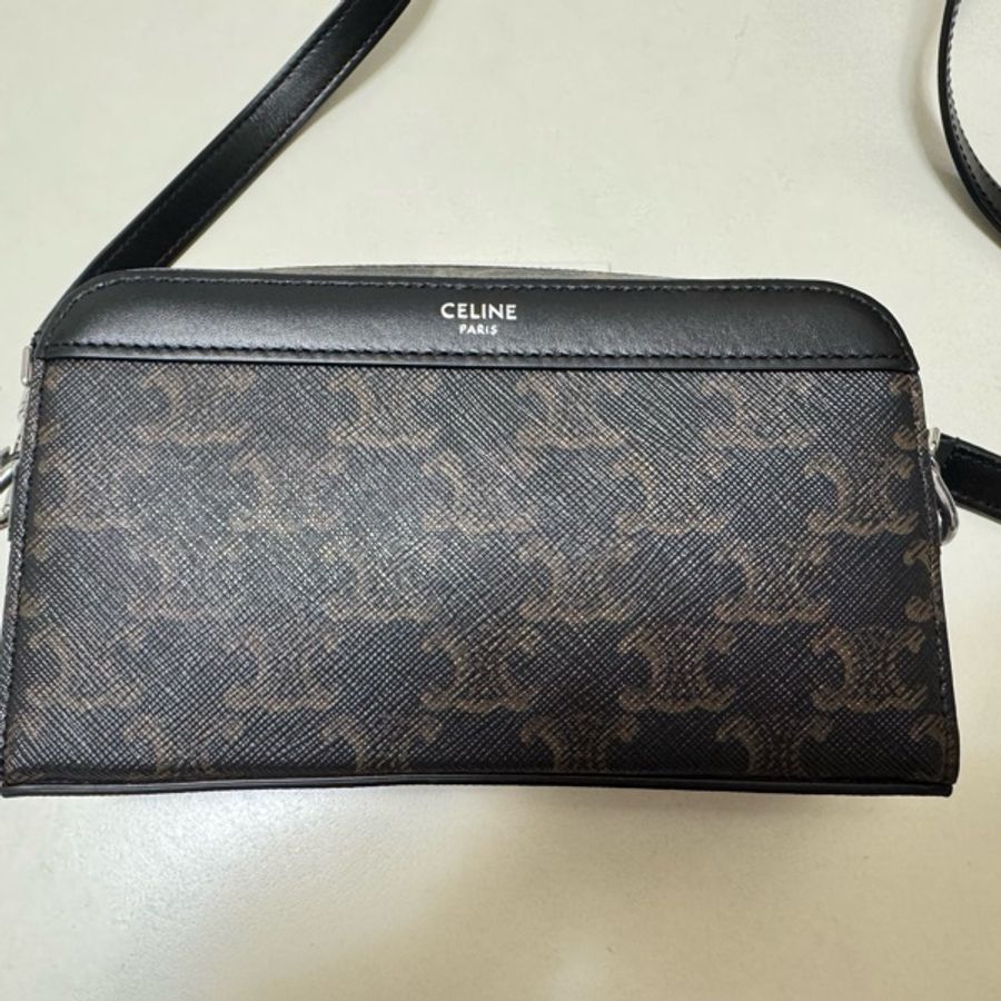 Celine Triomphe Canvas 老花包-5