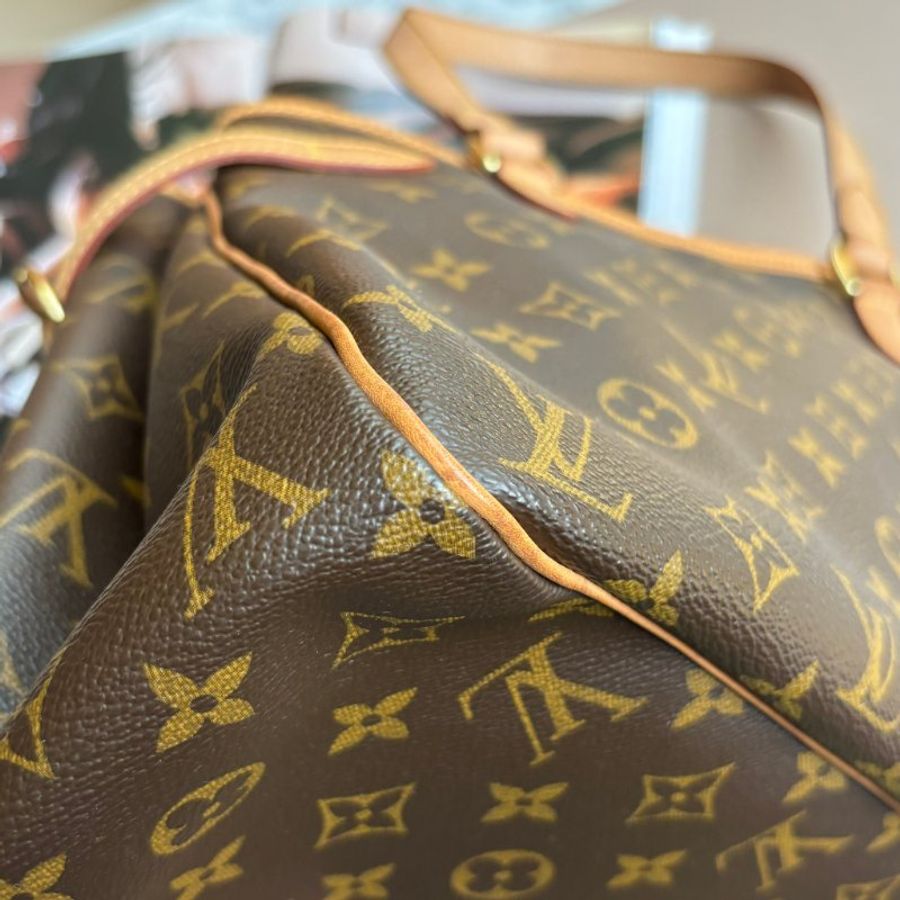 ::LOUIS VUITTON:: LV 花紋橫式名媛包 肩背包 手提包 媽媽包 上班包 通勤包-46