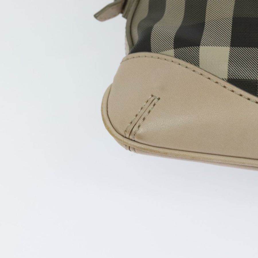 【日本直送】BURBERRY Nova 格紋單肩包 PVC 卡其色 正品 BA711-14