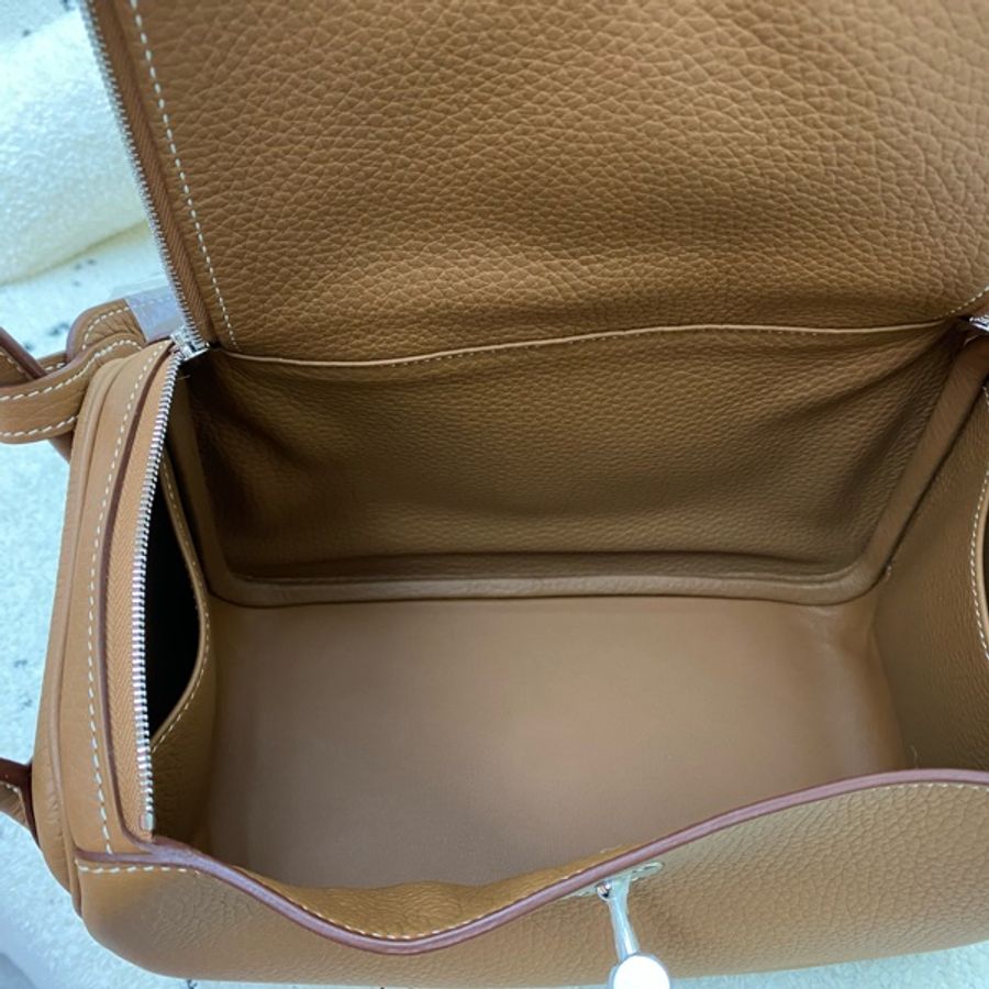 🐯Hermes Lindy26金棕銀扣,刻K-5