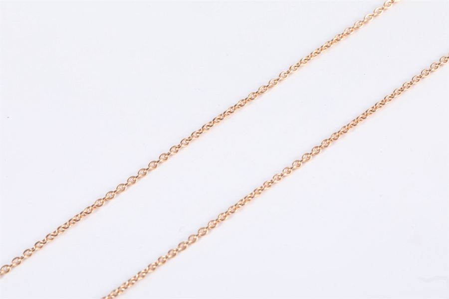 DIOR(迪奧) ROSE DES VENTS 18K金 粉色蛋白石 八芒星 羅盤 項鏈 18K玫瑰金 項鏈 玫瑰金-3