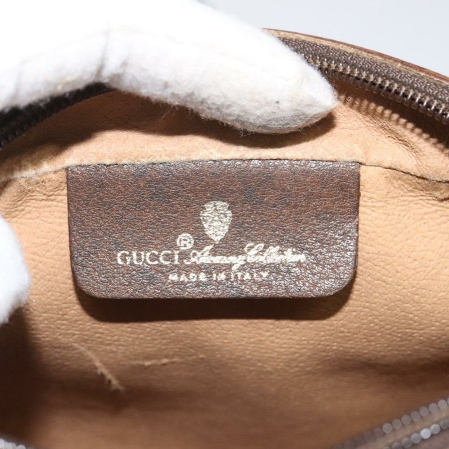 【日本直送】GUCCI GG Supreme Web Sherry Line 手提包 PVC 米色 金色 紅色 56 02 087 正品 EC527-18