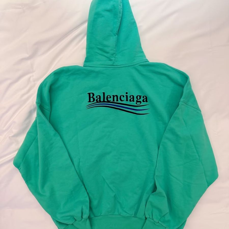 balenciaga 巴黎世家 刺繡 可樂Logo 帽T 衛衣 男女款 吊牌未拆-1