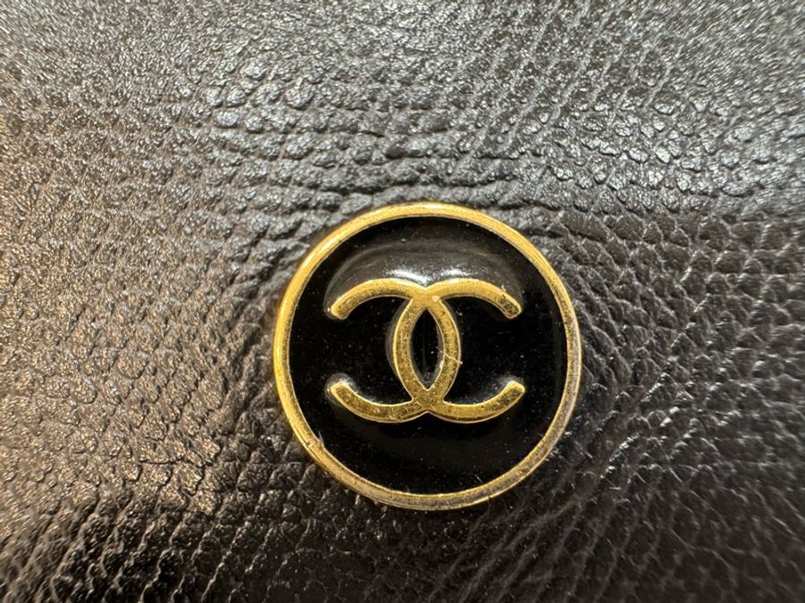 Chanel CC鈕扣中夾woc 大容量卡包零錢包-8