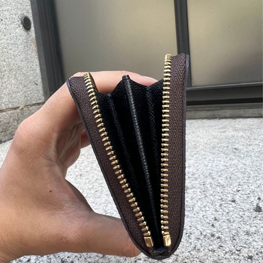 【Louis Vuitton】M69354經典Giant Monogram帆布拉鍊零錢包-11