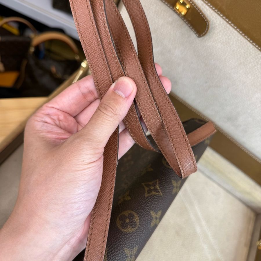 Louis Vuitton 老花中古PM信封包/斜背包🖋️復古韻味-11