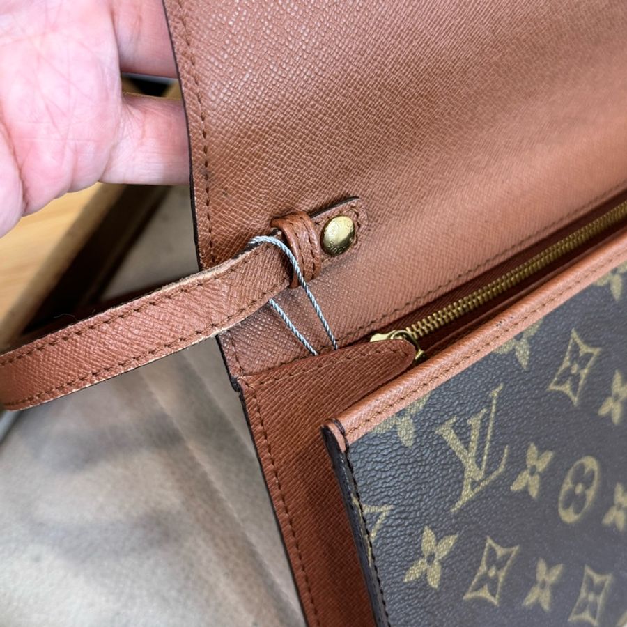 Louis Vuitton 老花中古PM信封包/斜背包🖋️復古韻味-12