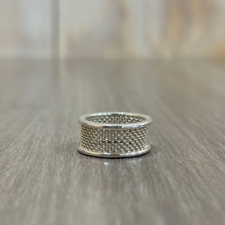 Tiffany & Co. 925純銀鏤空戒指-3