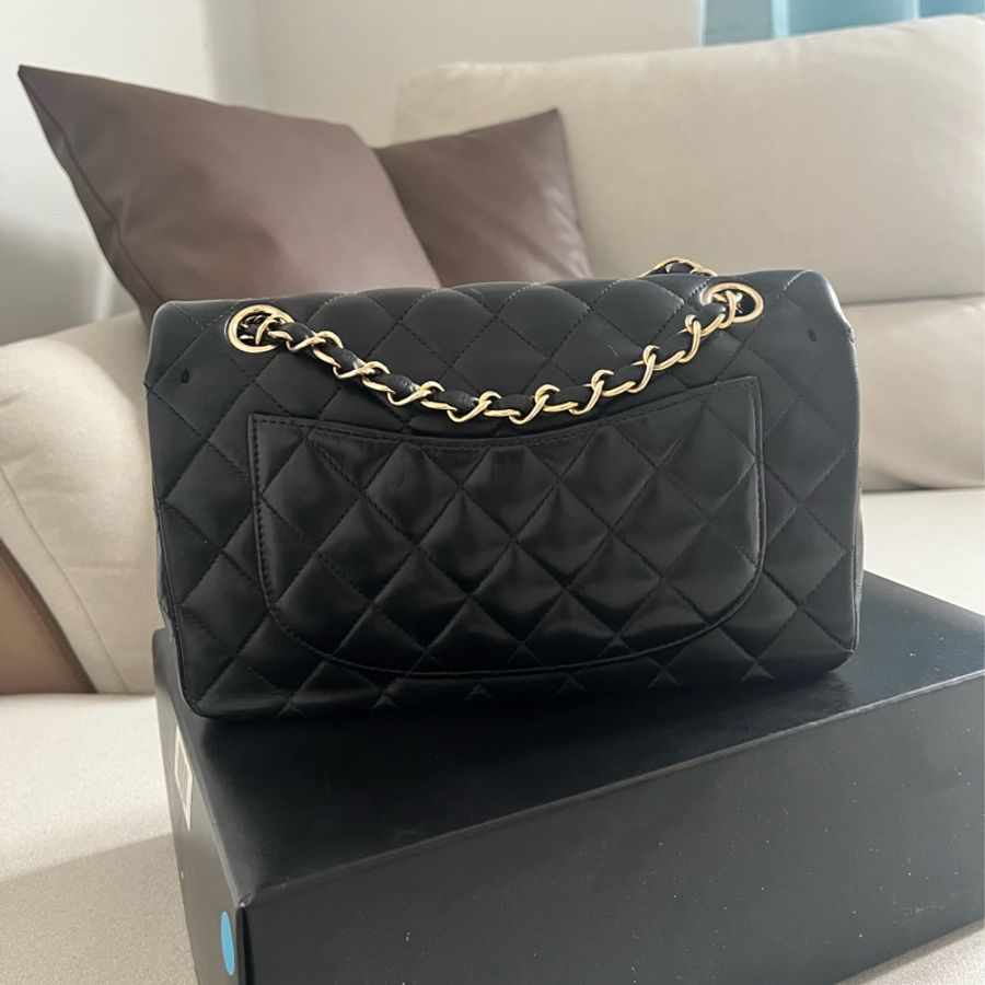 Chanel cf23 23cm 23公分🔥vintage 黃金尺寸 24k金(有盒有卡)-1