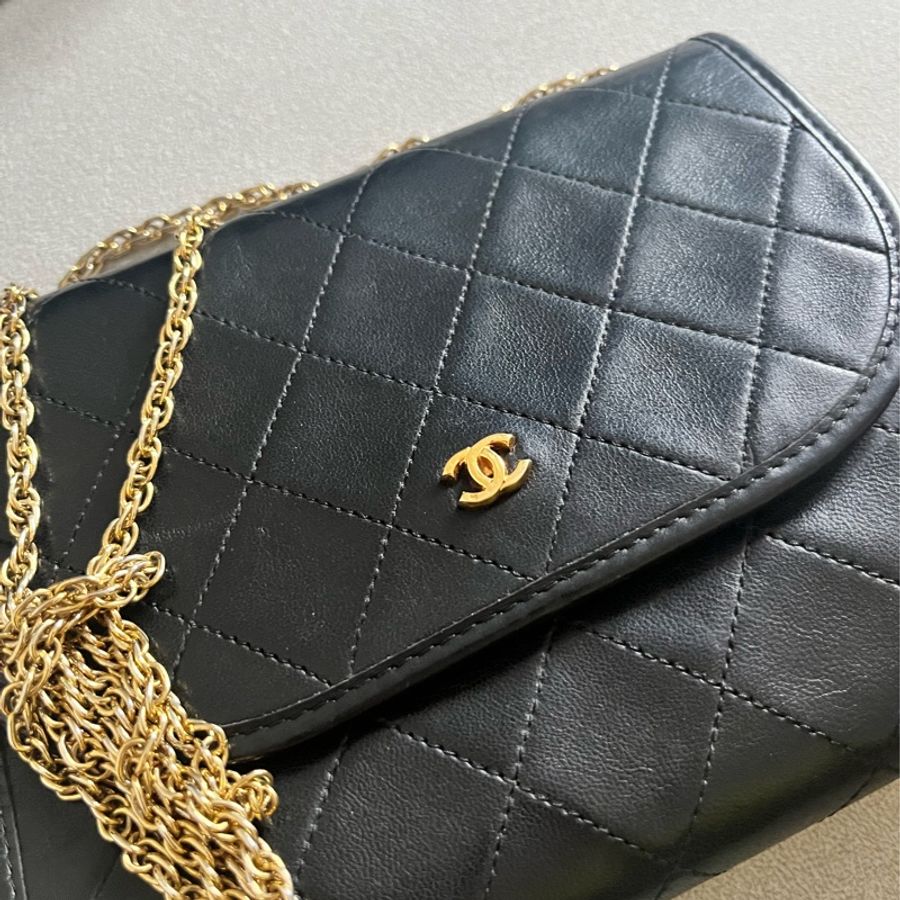 Chanel信封包 15公分 15cm🔥vintage 24k金-1