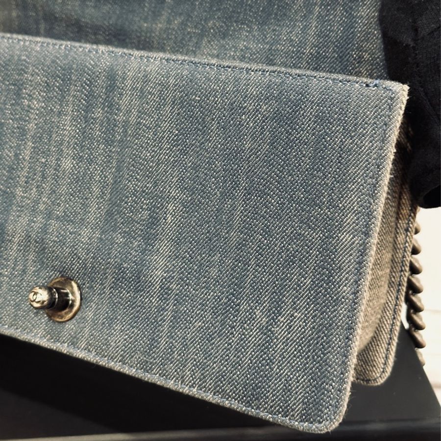 Chanel Leboy25牛仔單寧限定款🩵99新 超稀有夏天必備單品-27