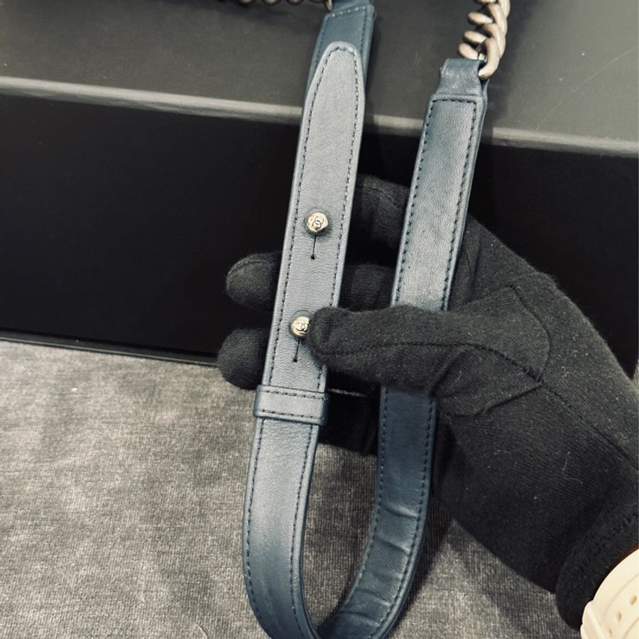 Chanel Leboy25牛仔單寧限定款🩵99新 超稀有夏天必備單品-34
