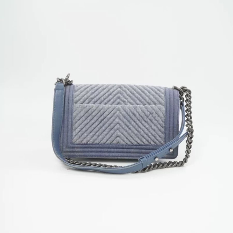 Chanel Leboy25牛仔單寧限定款🩵99新 超稀有夏天必備單品-41