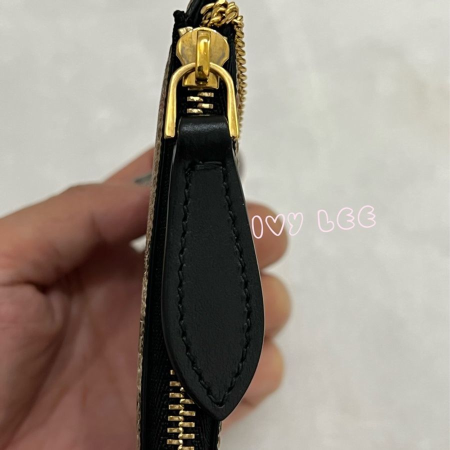 BURBERRY 巴寶莉 8058472 Kelbrook經典格紋鑰匙扣 零錢包 小卡夾 二手精品-2