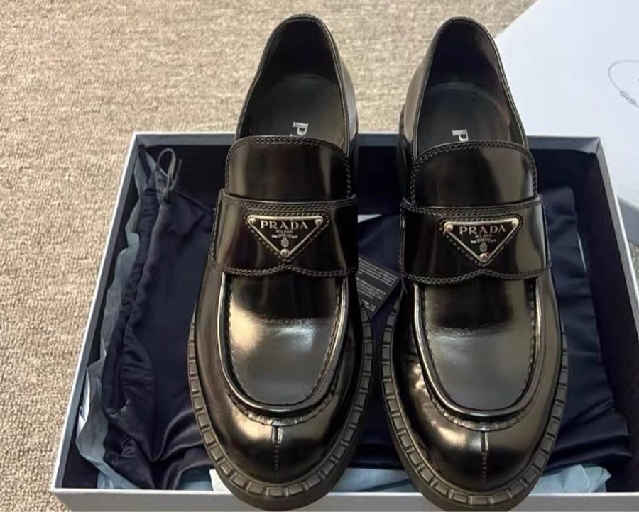 Prada 樂福鞋 經典款 38.5號 很新-1