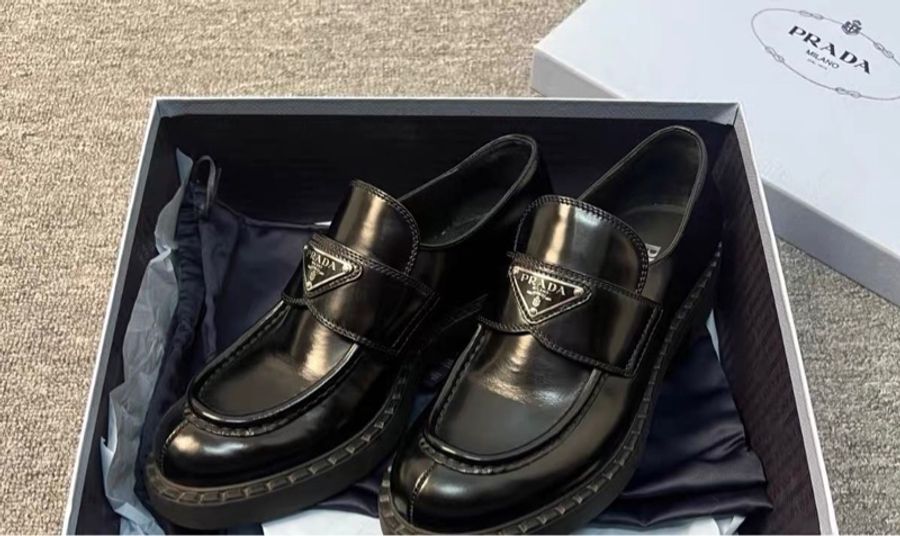 Prada 樂福鞋 經典款 38.5號 很新-3