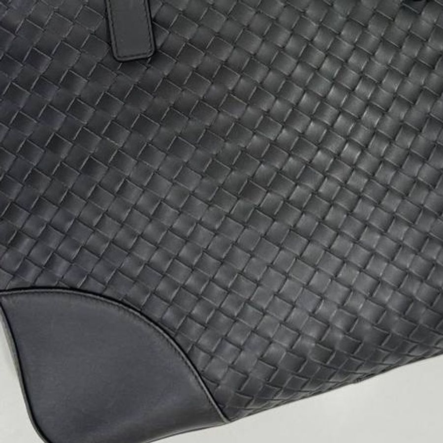 BOTTEGA VENETA(葆蝶家)BV 黑色 編織 托特包 肩背包 手提包 公事包 電腦包 側背包 文件包-15