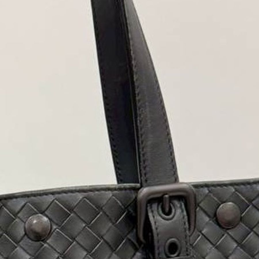 BOTTEGA VENETA(葆蝶家)BV 黑色 編織 托特包 肩背包 手提包 公事包 電腦包 側背包 文件包-27