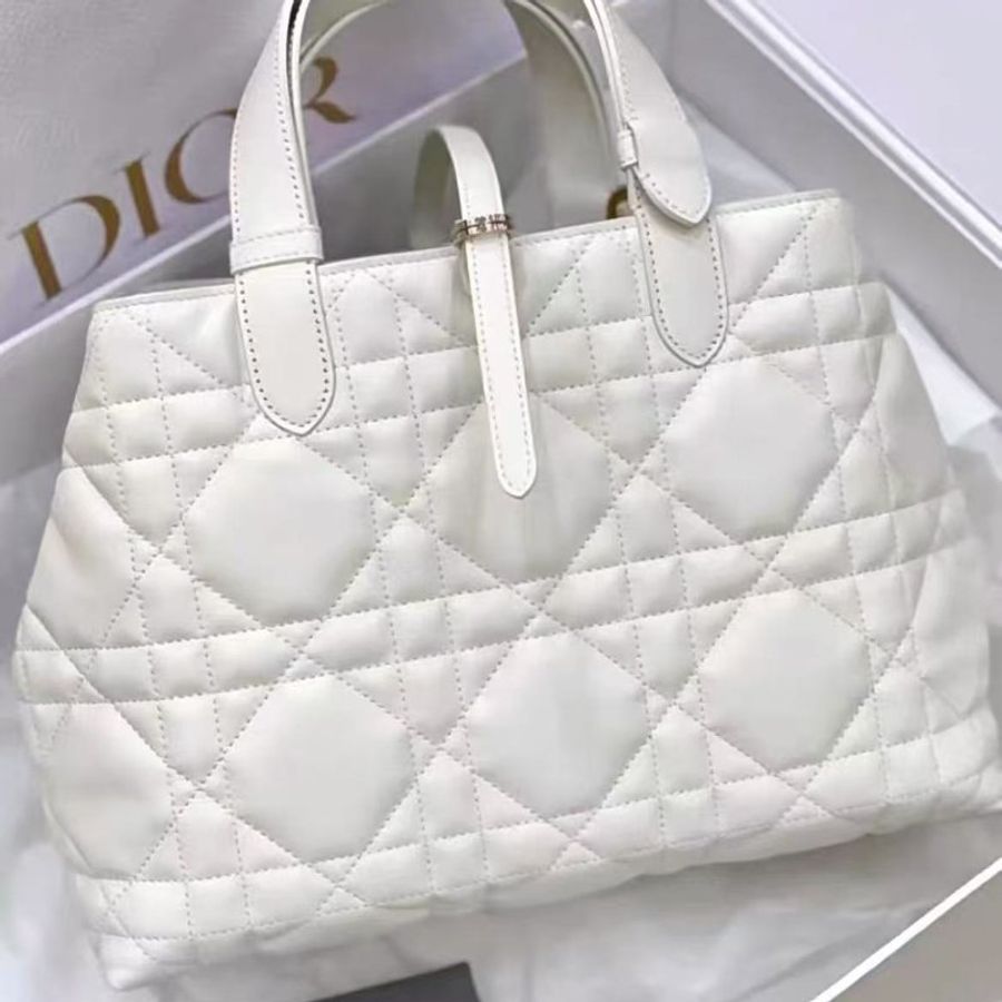 Dior Toujours 中號白金 全新大全套全膜 奶白色白雪公主-1
