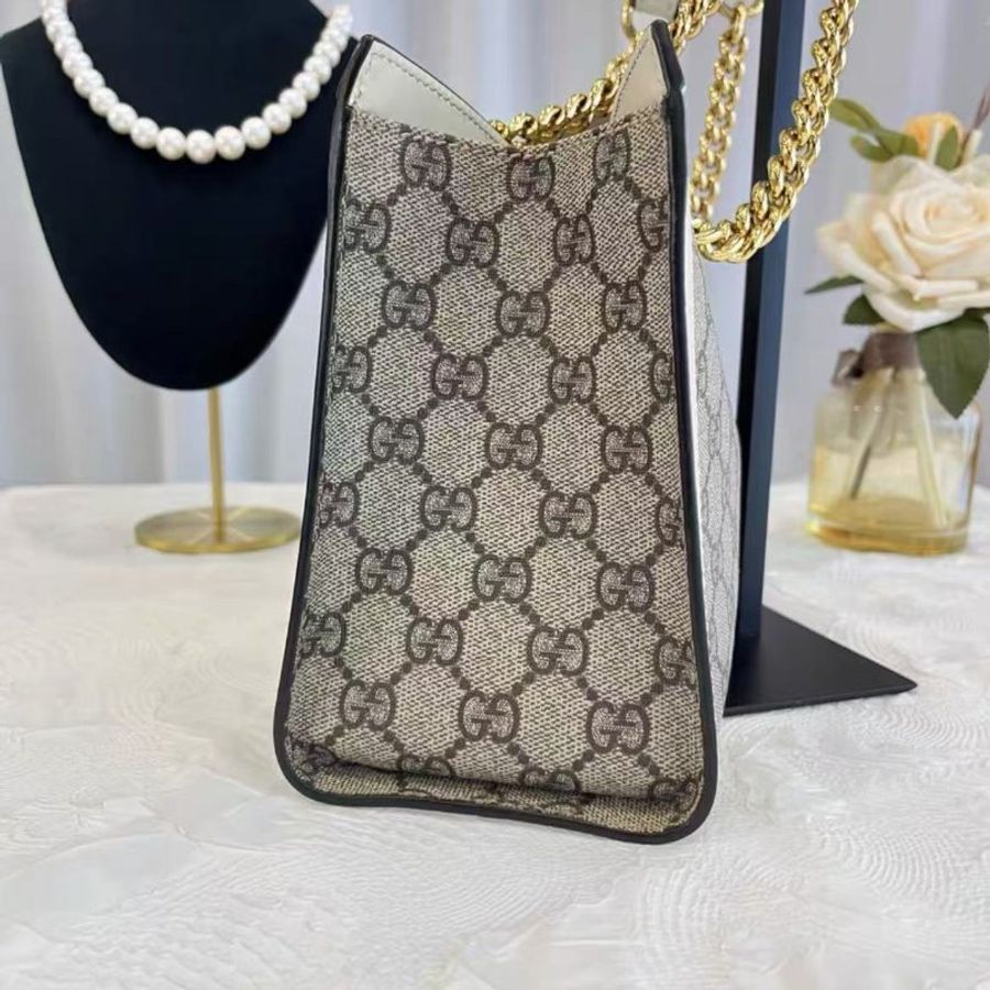 Gucci Padlock系列 小號 托特斜背包 98新 26*18*10 配件塵袋-2