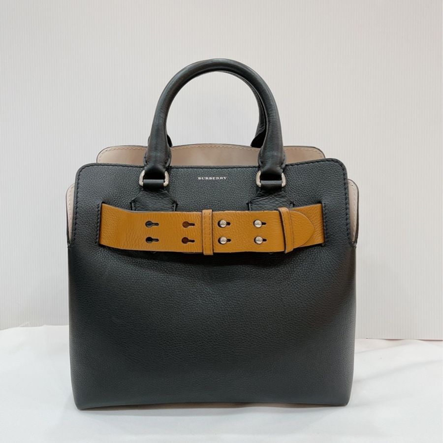 莉亞精品♡Burberry 4078578 拼色手提斜背包 二手-3