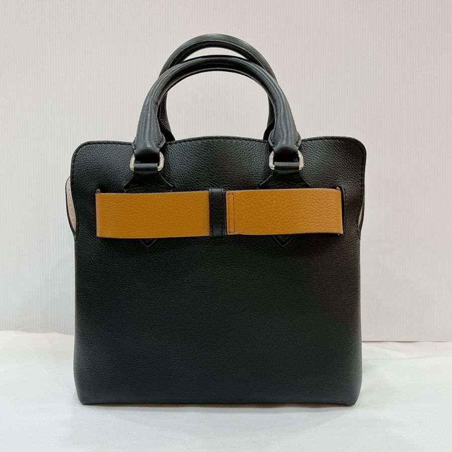 莉亞精品♡Burberry 4078578 拼色手提斜背包 二手-4