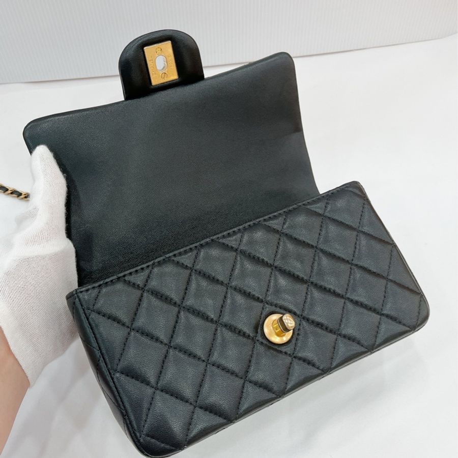 莉亞精品♡Chanel AS2431 手把20復古金 全新閒置品-14