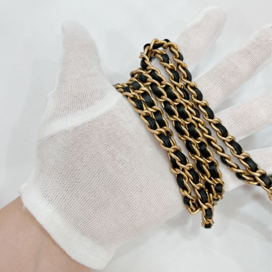 莉亞精品♡Chanel AS2431 手把20復古金 全新閒置品-19