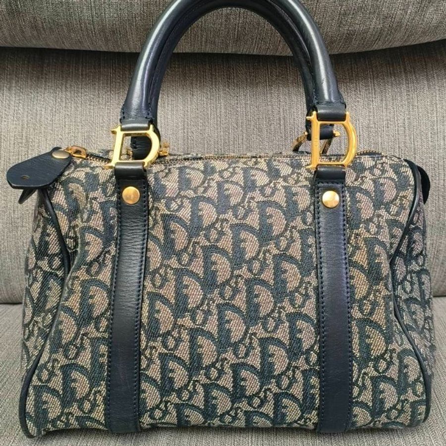 🩵Dior Oblique老花波士頓包 Boston🩵|經典復古再現 背起來秒變身Jisoo 🩵-7