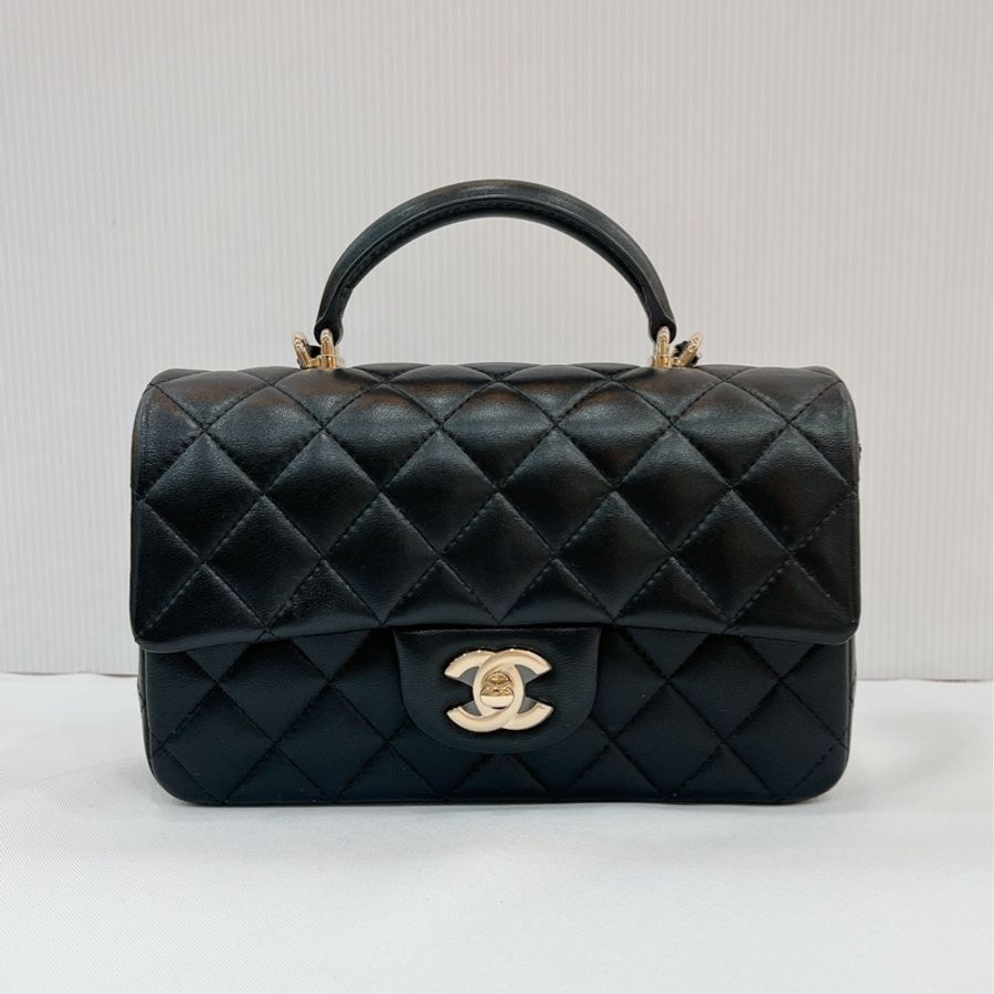 莉亞精品♡Chanel AS2431 手把20玫瑰金 二手-2