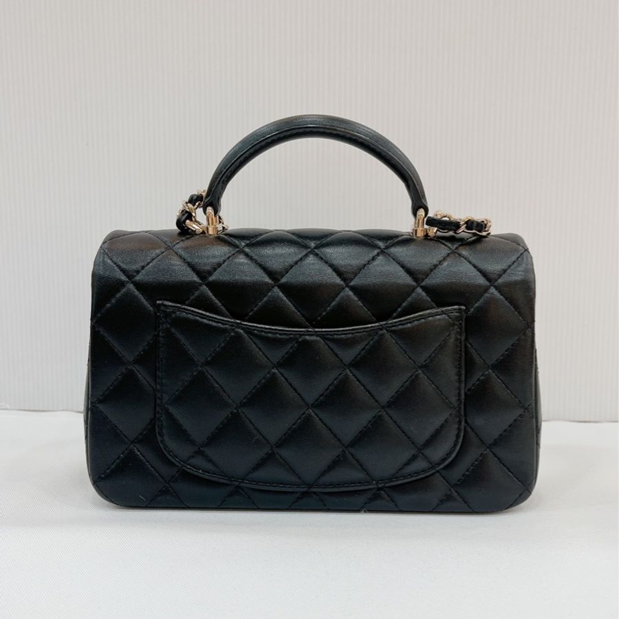 莉亞精品♡Chanel AS2431 手把20玫瑰金 二手-3