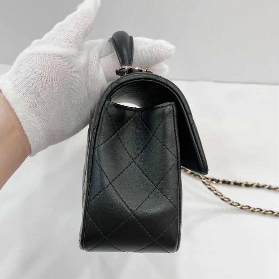 莉亞精品♡Chanel AS2431 手把20玫瑰金 二手-5