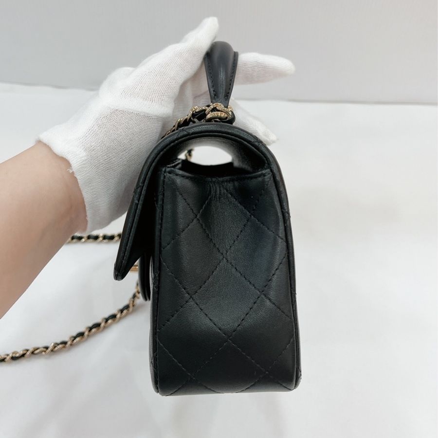 莉亞精品♡Chanel AS2431 手把20玫瑰金 二手-6