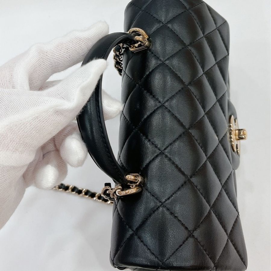 莉亞精品♡Chanel AS2431 手把20玫瑰金 二手-7
