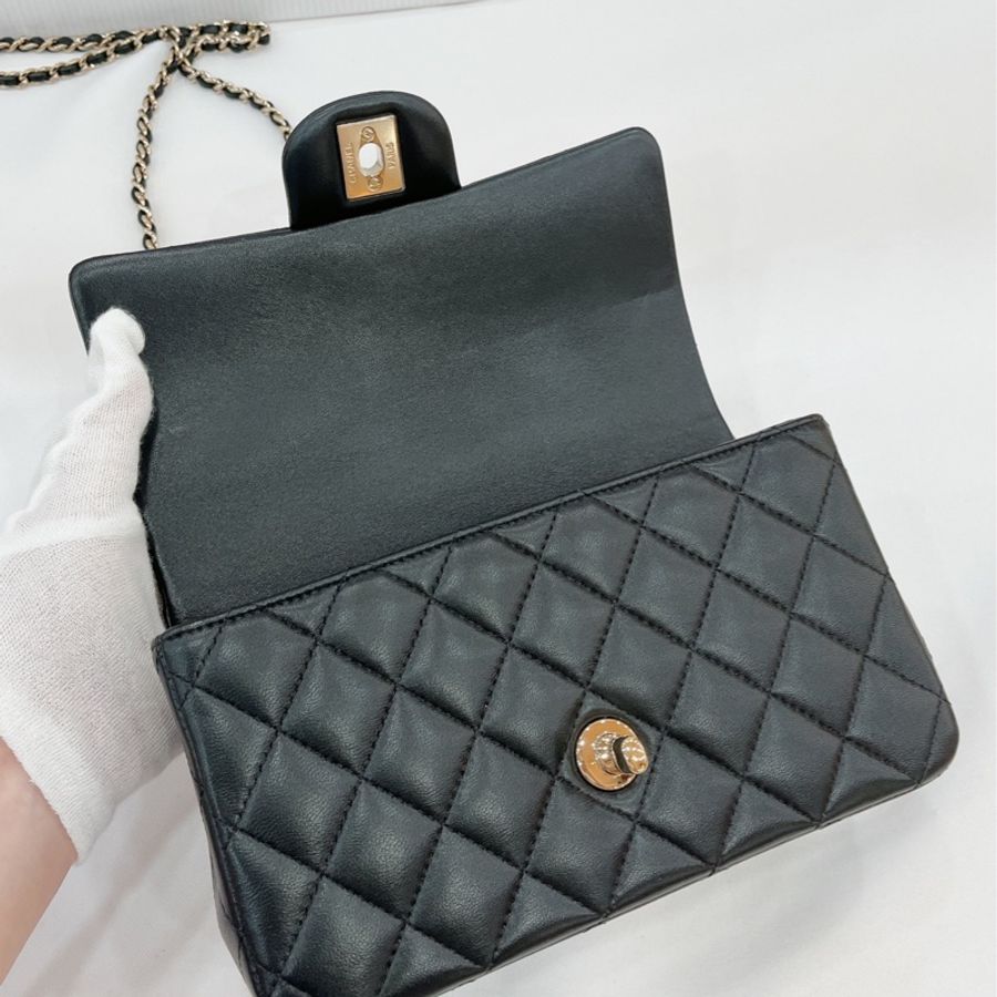 莉亞精品♡Chanel AS2431 手把20玫瑰金 二手-16