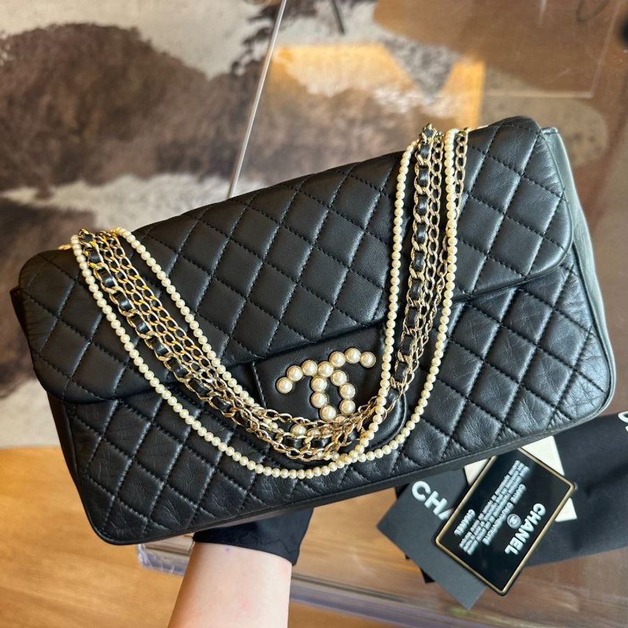 Chanel香奈兒威斯敏斯特珍珠多鏈條包-0