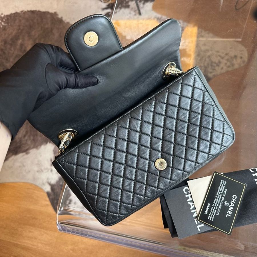 Chanel香奈兒威斯敏斯特珍珠多鏈條包-8