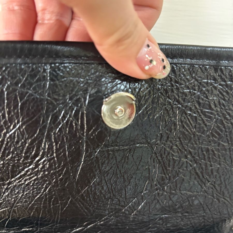 SAINT LAURENT(聖羅蘭) Niki Mini 黑色 小號 銀鏈-13
