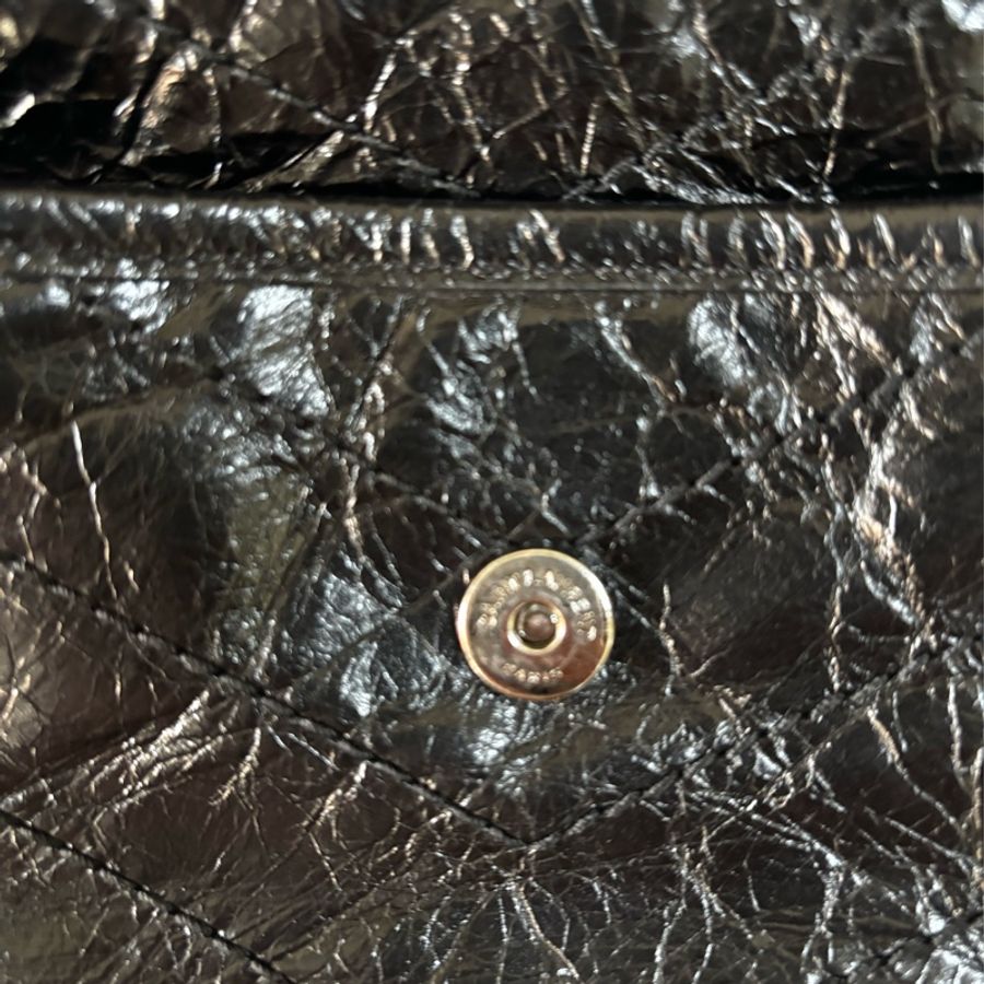 SAINT LAURENT(聖羅蘭) Niki Mini 黑色 小號 銀鏈-14